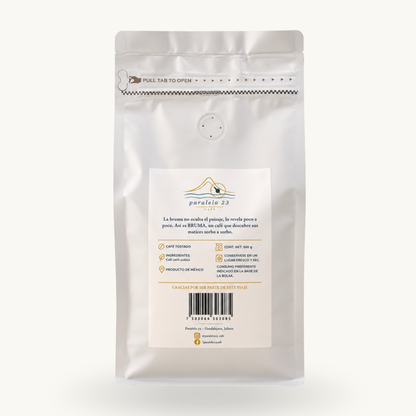 Bruma en grano 500 g, vista trasera