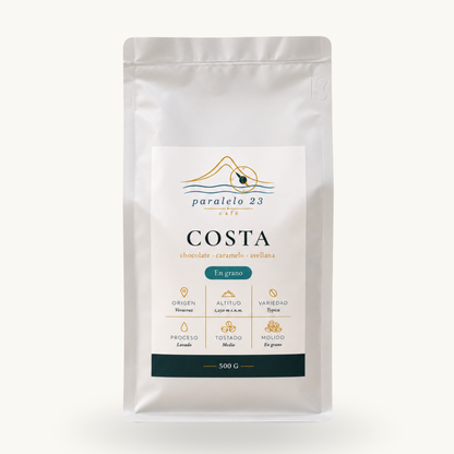 Costa en grano 500 g, vista frontal